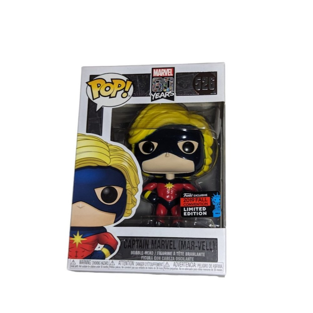 Funko Pop Captain Marvel #526 Mar-Vell 80 Years 2019 NYCC Exclusive Limited Edtn